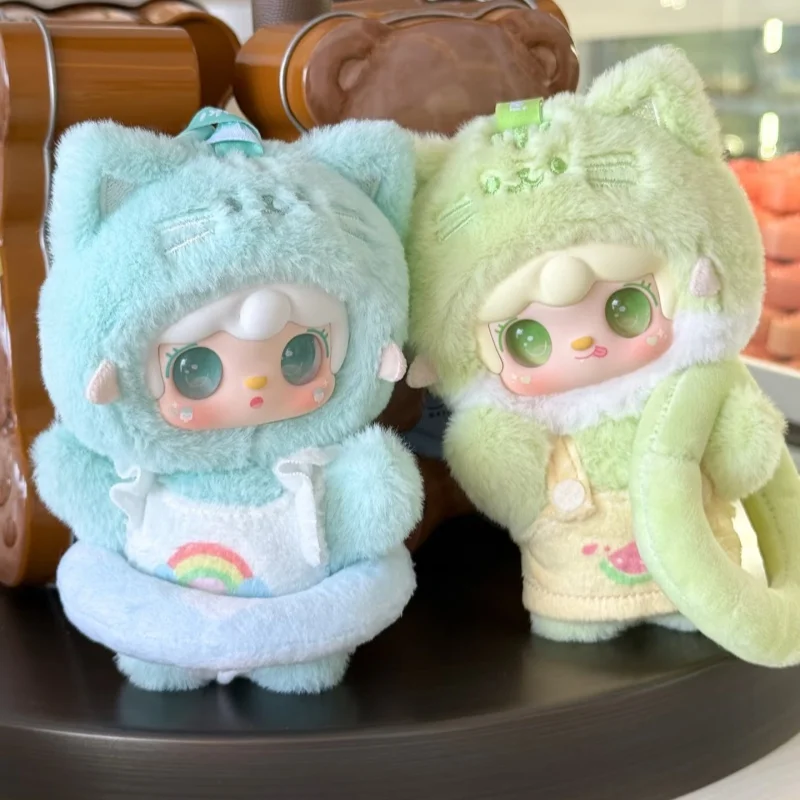 

Yooki Summer Party Series Blind Box Vinyl Face Cute Kitten Figure Trendy Face Ornaments Girls Birthday Gift Collectible Toys