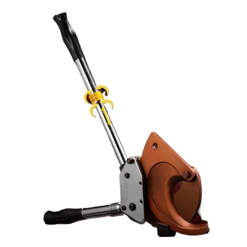Manual Ratcheting Cable Cutter J40/J75/J95/J100 - Gear Scissor Tool for Steel Strand & Wire Rope