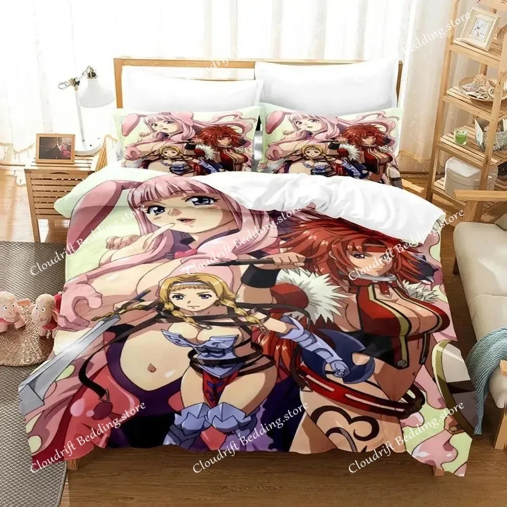 Queen Blade Bedding Set Single Twin Full Queen King Size Bed Set Adult Kid Bedroom Duvet cover Sets 3D Print Anime Bed Sheet Set