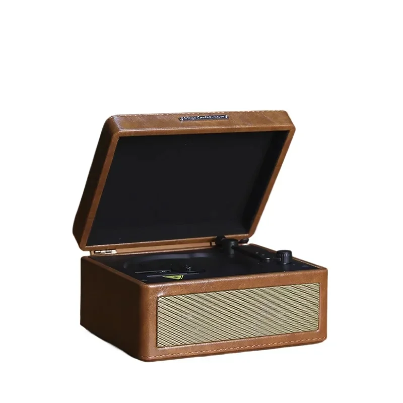 

1 High-quality Bluetooth audio player, retro phonograph integrated player