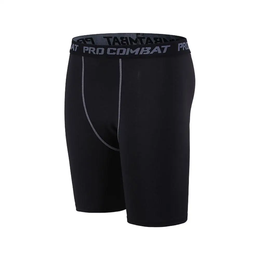 Men's Leggings Compression Pants Sports Leggings Basketball Quarter Shorts Quick Drying Running Training Stretch Fitness Pants — 1