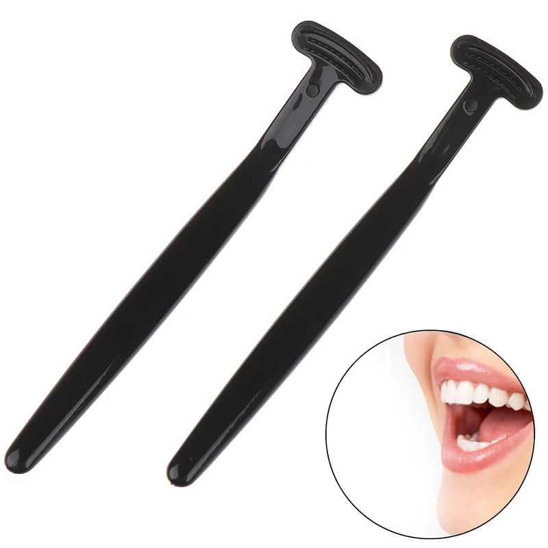 2Pcs/Set Tongue Scraper Double Sided Professional Tongue Cleaner Reusable Tongue Cleaner Oral Cleaning Tools for Men and Women