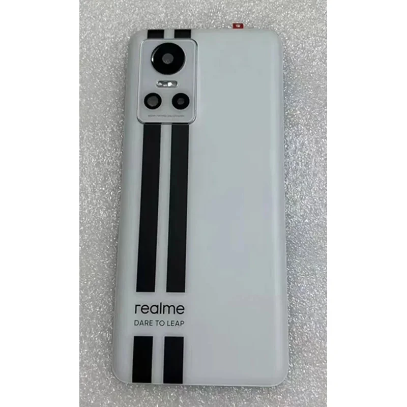 Back glass cover for Oppo realme GT neo 3, battery cover panel, replacement