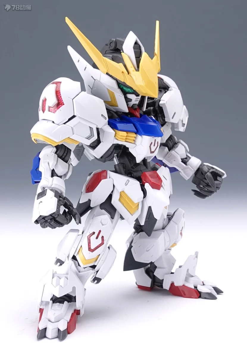 Bandai MGSD ASW-G-08 Barbatos Gundam Anime Figure ZGMF-X10A Freedom Gundam Action Figure Q Ver. BB Warrior Assembly Model