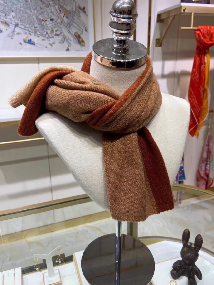 high-end-lp-100-pure-cashmere-three-color-scarf-neck-warmer-winter-warm-gradual-pattern-fashionable-accessory-for-men-and-women