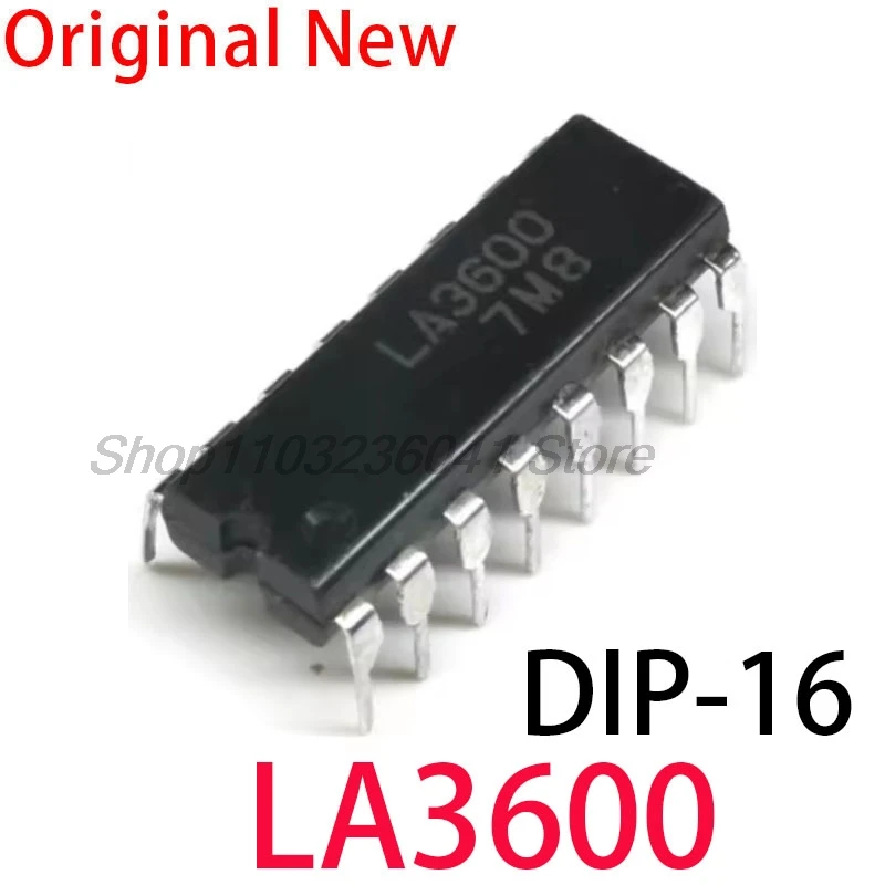 5Pcs LA3600 3600 DIP16 Graphic equalizer chip Chip In Stock Wholesale