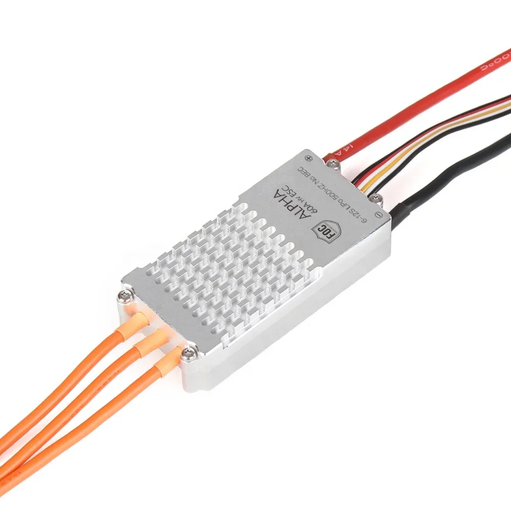 

T- ALPHA 60A 12S V1.2 FOC Sine wave low noise 18-50.4V ESC for dr one multicopter Speed Controller