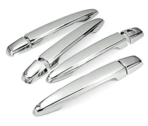 

Door Handle Covers Trims Chrome W/O Passenger Side Keyhole Compatible with 04-09 Lexus RX330 RX350