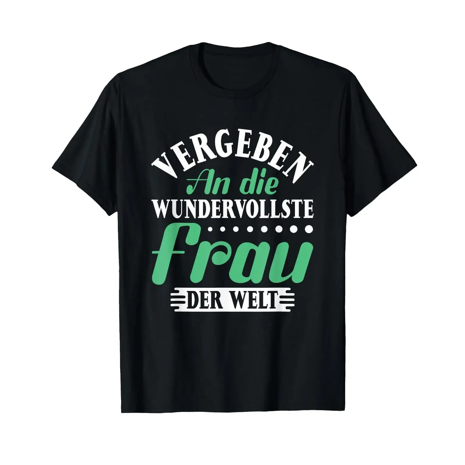 Ehemann, Freund, für die schönste Frau der Welt – T-Shirt, Vintage-Look, gewaschen, bequem, lässig, leicht stilvoll.