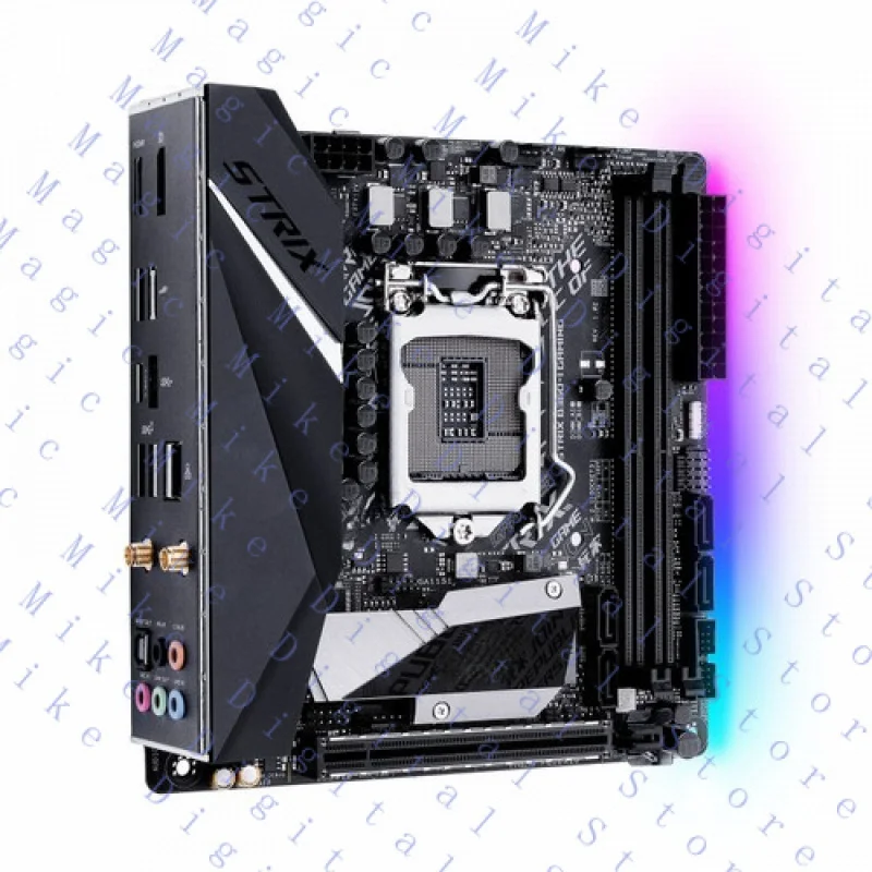 

H для ASUS ROG STRIX B360-I GAMING LGA 1151, материнская плата Intel B360 DDR4 DIMM Mini-ITX