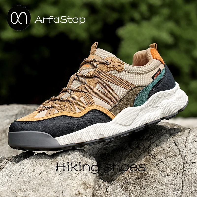 ArfaStep Couple Outdoor Hiking Shoes Spring Autumn Breathable Non-slip Casual Trekking Sports Sneakers for Men Women