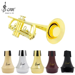 SLADE Mini ABS Trumpet Semi-Closed Mute Damper Muffler Silencer Trumpet Practice Parts Brass Wind Instrument Accessories