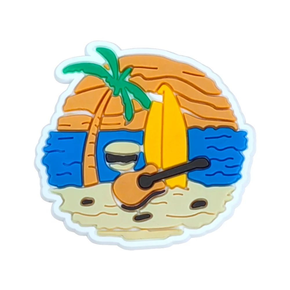 PVC 여름 해변 신발 참 핀 액세서리 손목 밴드 DIY 신발 장식, 여자 여자 파티 선물, 핫 세일