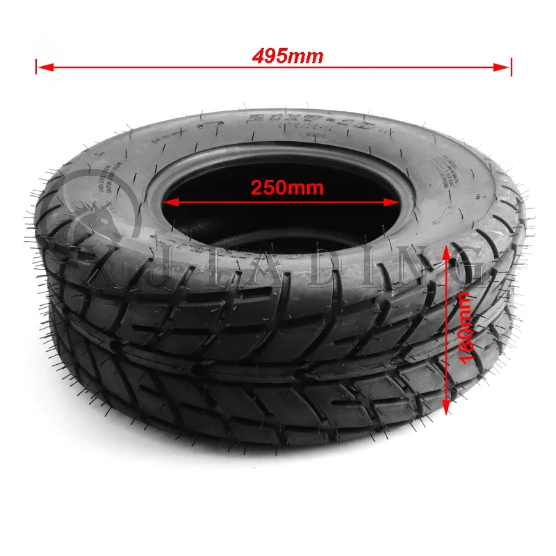 1 Pcs 10 Inch Front vacuum Tyre 21x7-10 Tubeless tire For ATV UTV Go kart Sightseeing vehicle Quad Bike Road Wheels Accessories