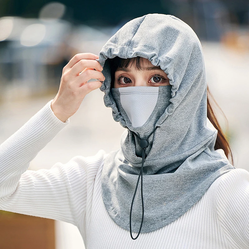 Ciclismo Protezione dal freddo Copertura per il viso Moto Copricapo per la stagione fredda Ghetta per il collo integrale da uomo Scaldacollo invernale da sci regolabile