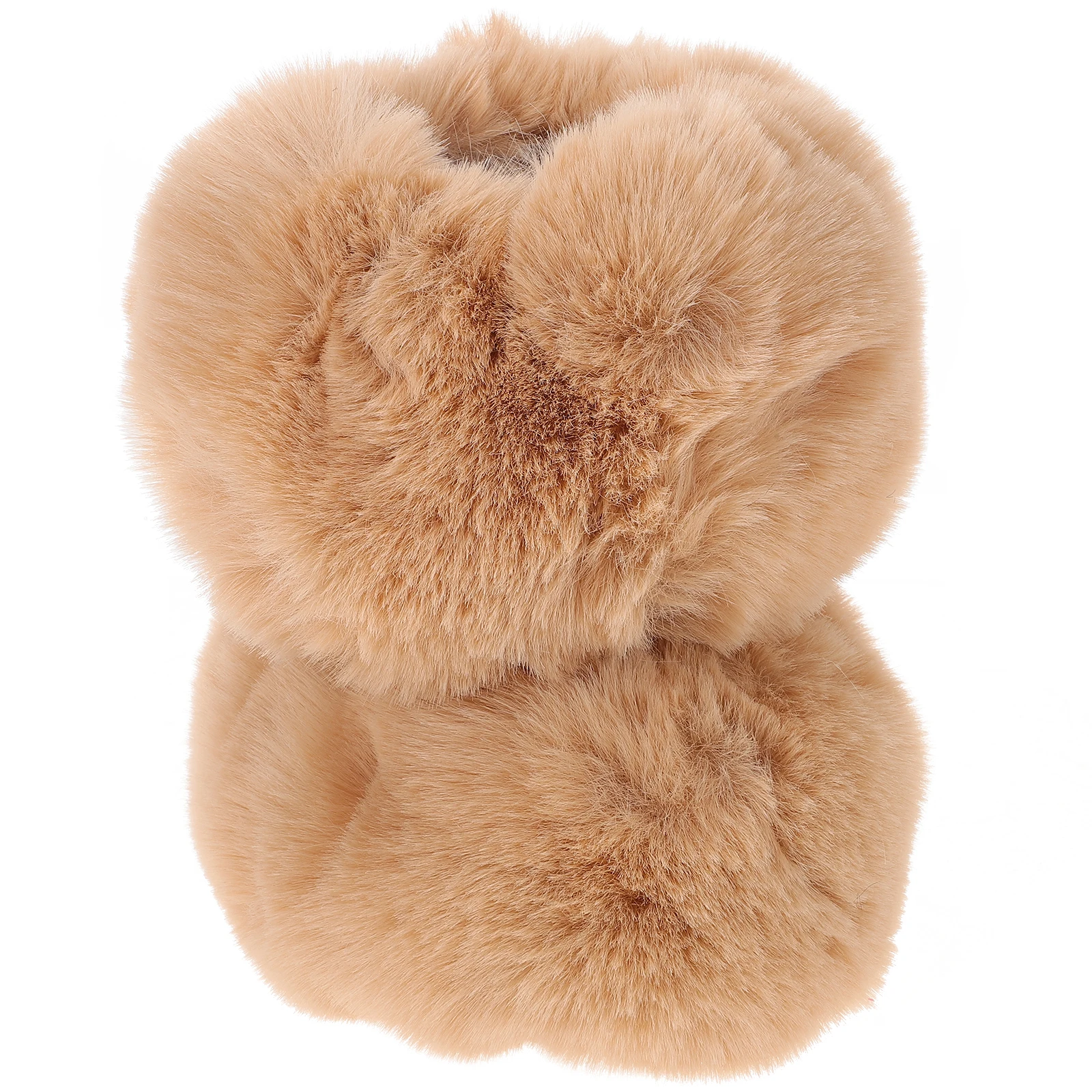 

Furry Wrist Cuff Warmers Women Winter Arm Fuzzy Adult Band Kawaii Thick Bracelet Look Outdoor Cold Weather Wind