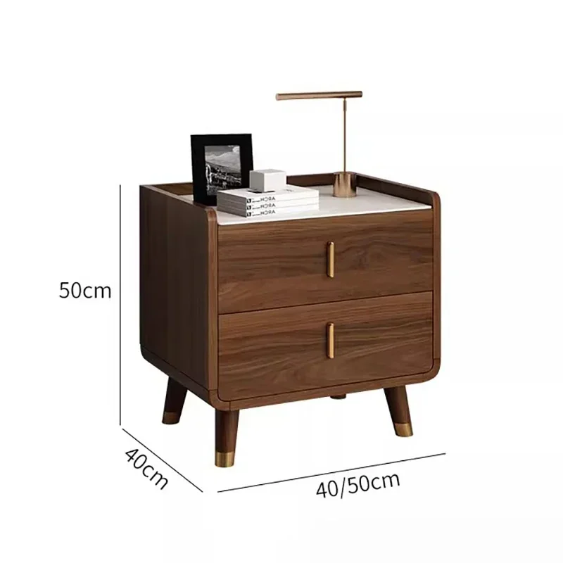 Minimalist Nordic Nightstand Aesthetic Storage Cute Storage Bedside Table Luxury Trendy Cajones De Dormitorio Home Furniture