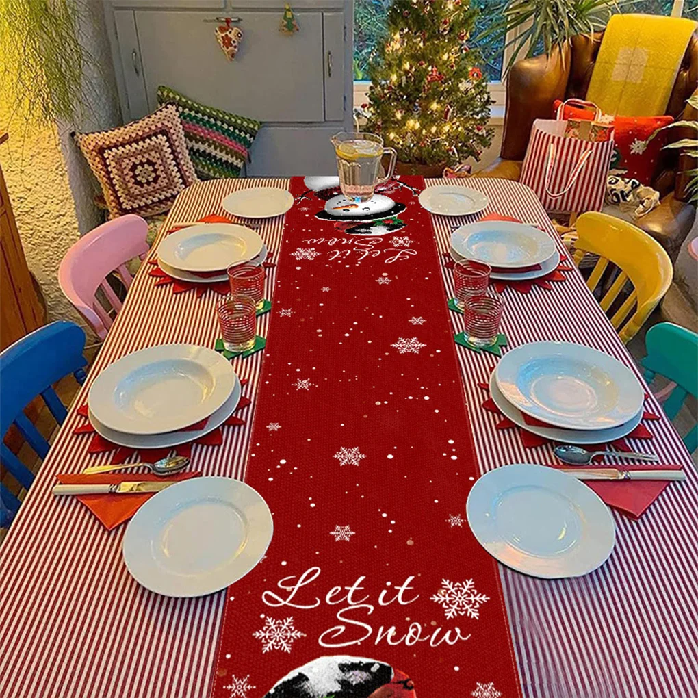 Runner da tavola natalizio flo - Linen Table Runner recensione e prezzo