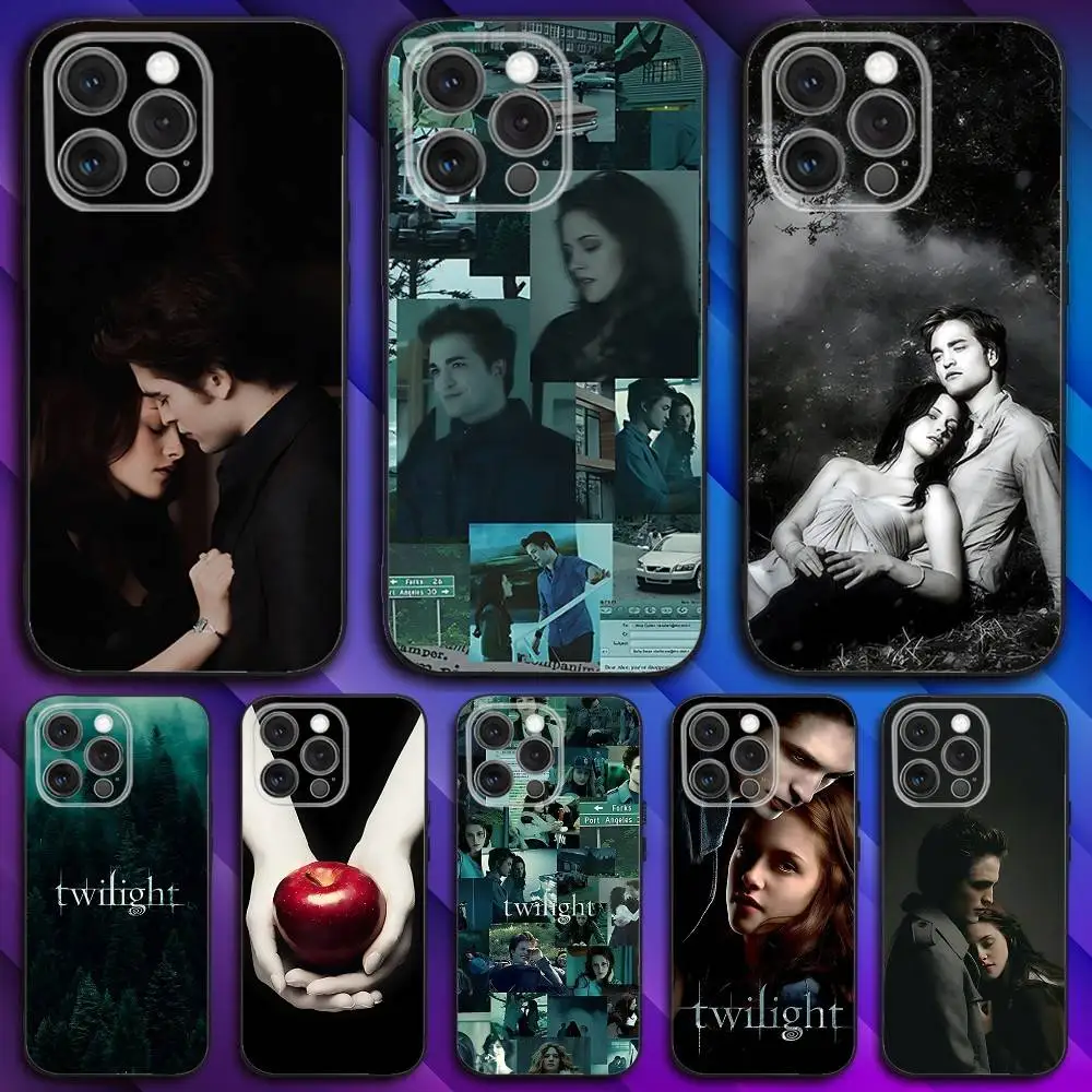 

T-Twilight TV Phone Case For iPhone 17,16,15,14,13,12,11,Pro,Max,Plus,X,XS,SE4,E,Mini,Soft Black Case