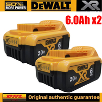 Original DEWALT 20V 6.0Ah rechargeable battery, DEWALT drill, electric wrench DCF900, DCF850 electric tool battery,