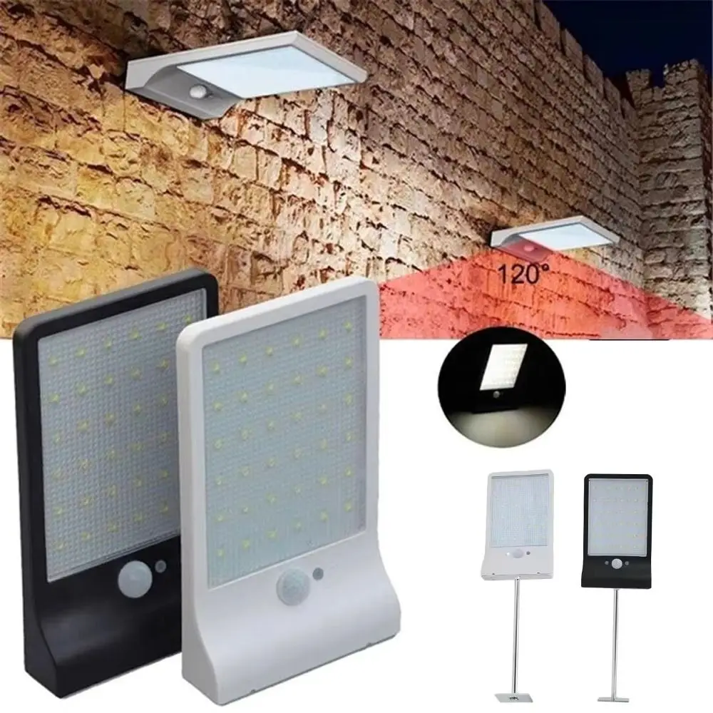 

Энергосберегающий водонепроницаемый солнечный настенный светильник 450 лм 3,5 Вт, светодиодный солнечный светильник с функцией диммирования, датчиком PIR, солнечный датчик-светильник для освещения газонов