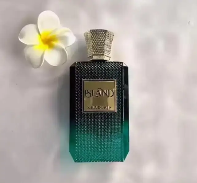 عطر Khadlaj Island Vanilla Eau De Parfum Spray Oriental Tune عطر رجالي يدوم طويلاً عطر دبي العربية 100 مل