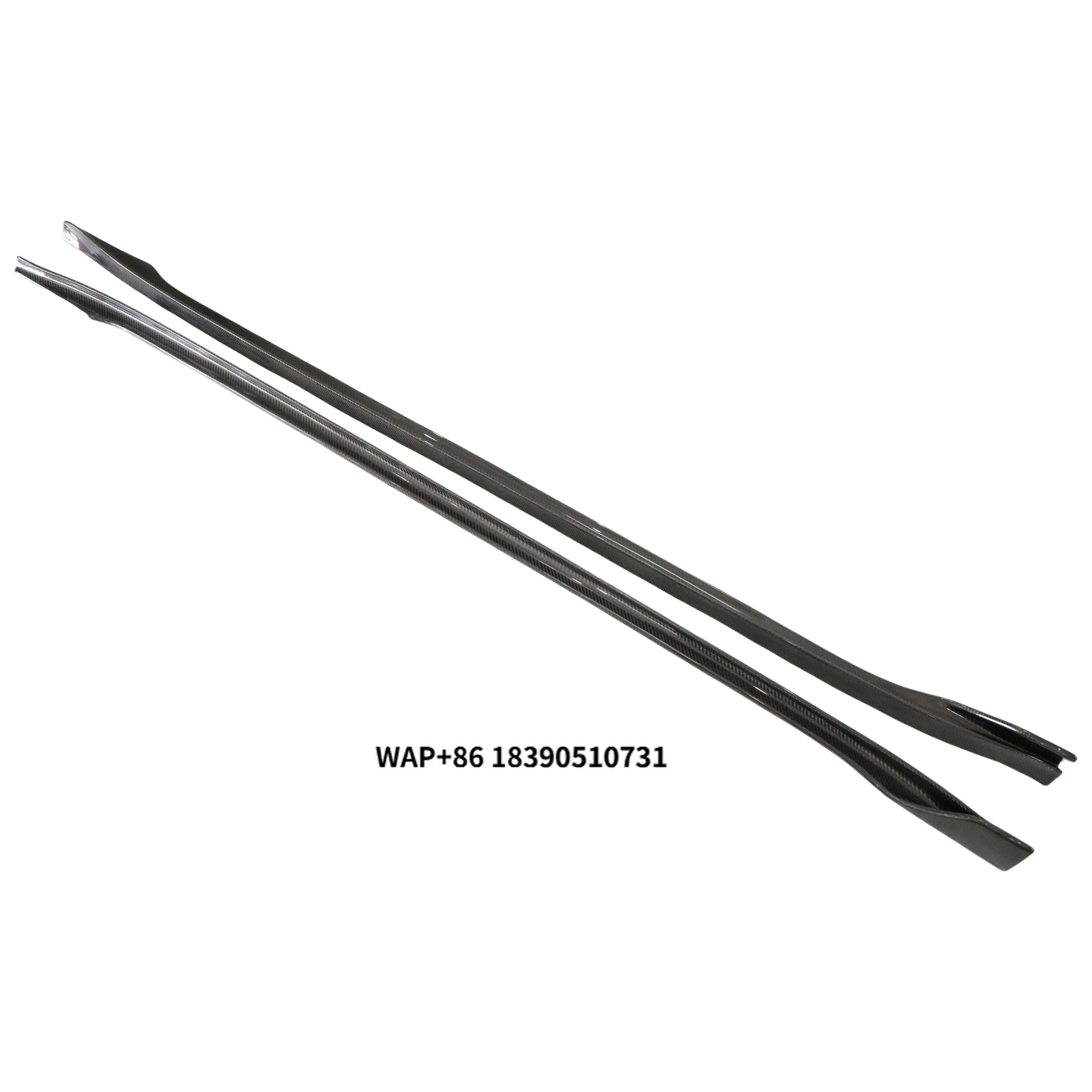 

Hot Sell V Style Car Upgrade Body Kits Made for High Quality Carbon Fiber Side Bumper Lip SIde Skirt Brand New for Model 3