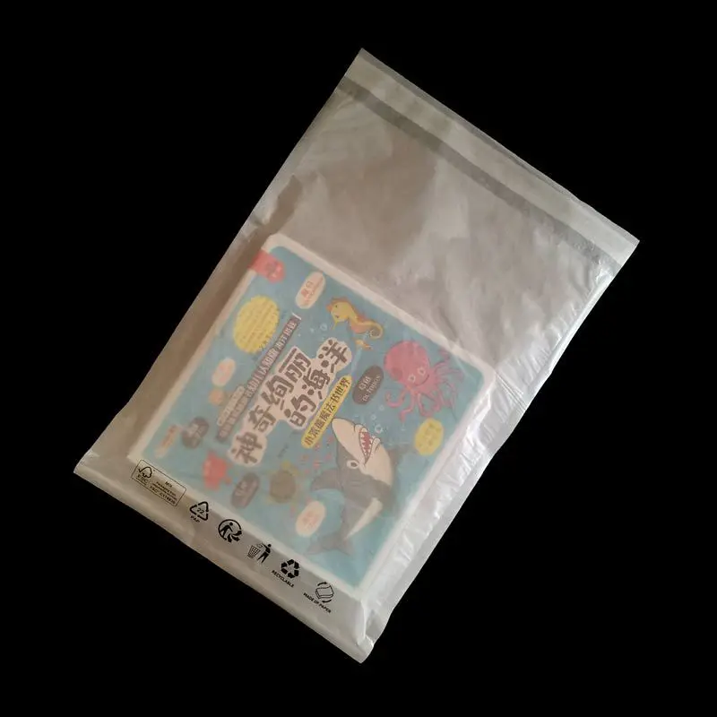 LPZHI, 50 Stück Pergaminpapier-Klebebeutel für Süßigkeiten, anpassbare umweltfreundliche Verpackung, Lebensmittelgeschenke, Stoff, Kekse, Juwel – Detail 2