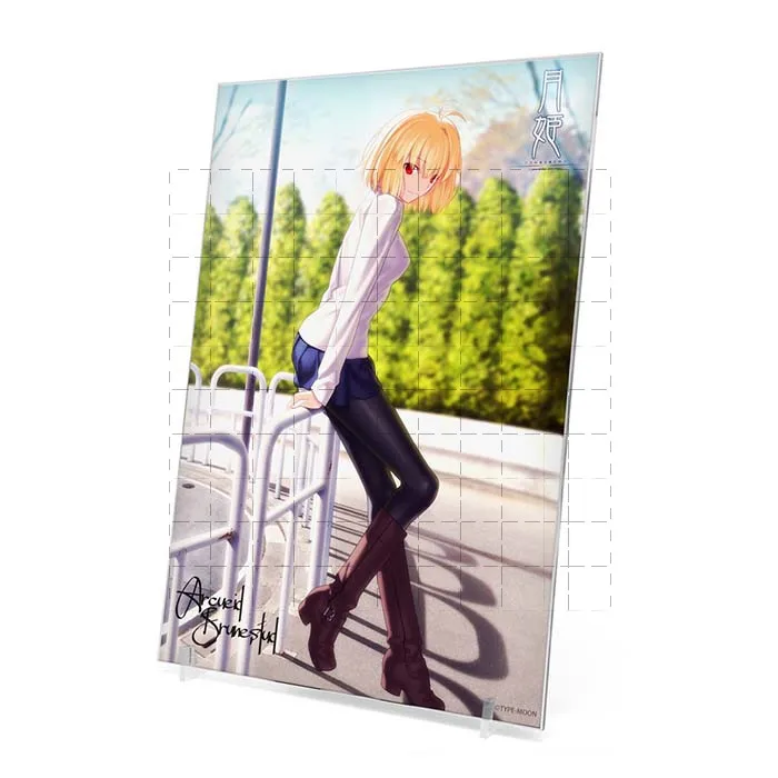 Game Arcueid Brunestud Acrylic Stand Doll Anime Figure Model Plate Cosplay Toy for Gift