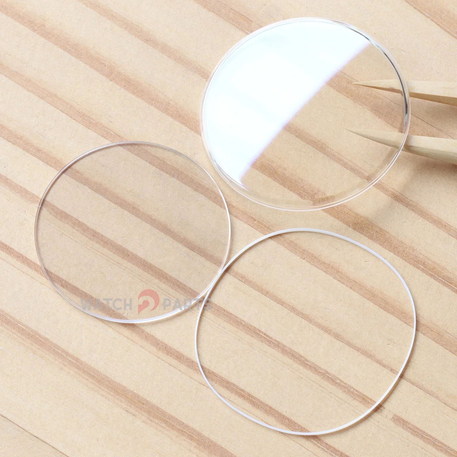 AR Coating Box-shaped Watch Sapphire Crystal&Gasket for IWC Portofino Hand-Wound IW510103 45mm Front&Case Back Glass