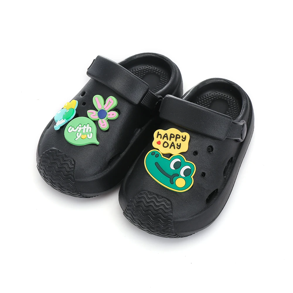 Summer Children Garden Clogs Shoes Boys Beach Sandal Kids Lightweight Breathable Cute Cartoon Slip Baby Slippers