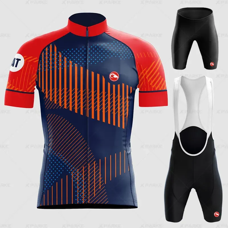 

New 2025 Cycling Jersey Sets Road Mountian Bike Cycling Clothing MTB Bicycle Gel Shorts Sportswear Suit ropa ciclismo hombre