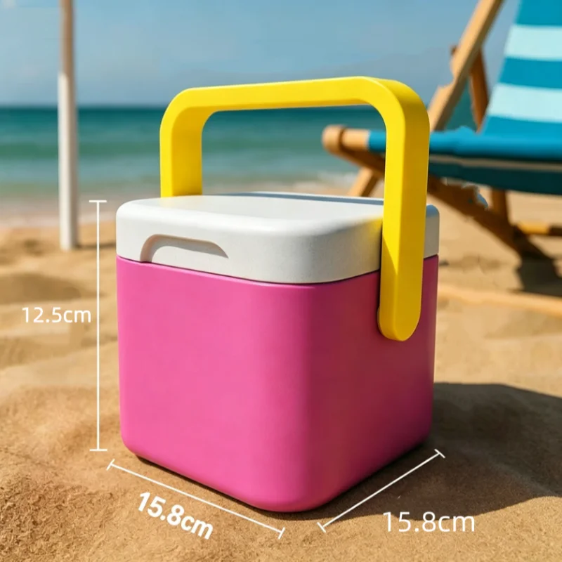 

6L Lnsulated Refrigerator-Multi-Functional Outdoor Strong Refrigerator-Suitable For Camping Picnicking Beach Beverage Fishing