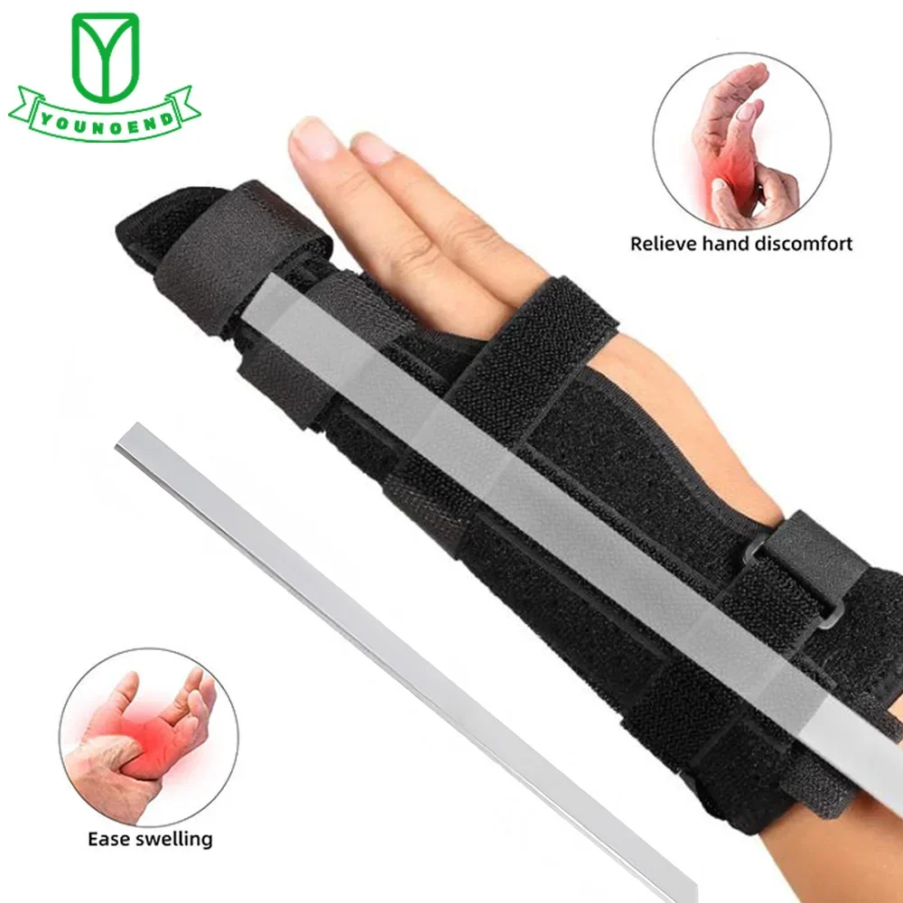 

1Pc Boxer Splint for Pinky Finger Splint,Ulnar Gutter Wrist Brace,Metacarpal Finger Splint,Dupuytren's Contracture for Men Women