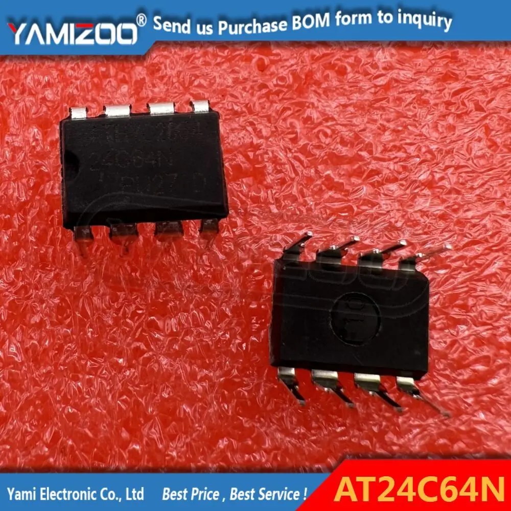 10pcs AT24C64N 24C64N AT24C64 EEPROM Memory Chip AT24C64AN New Original
