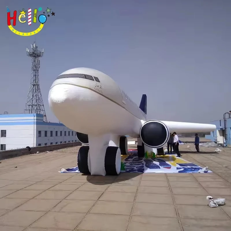 

Outdoor Custom Advertising Giant Inflatable Big Airplane Model