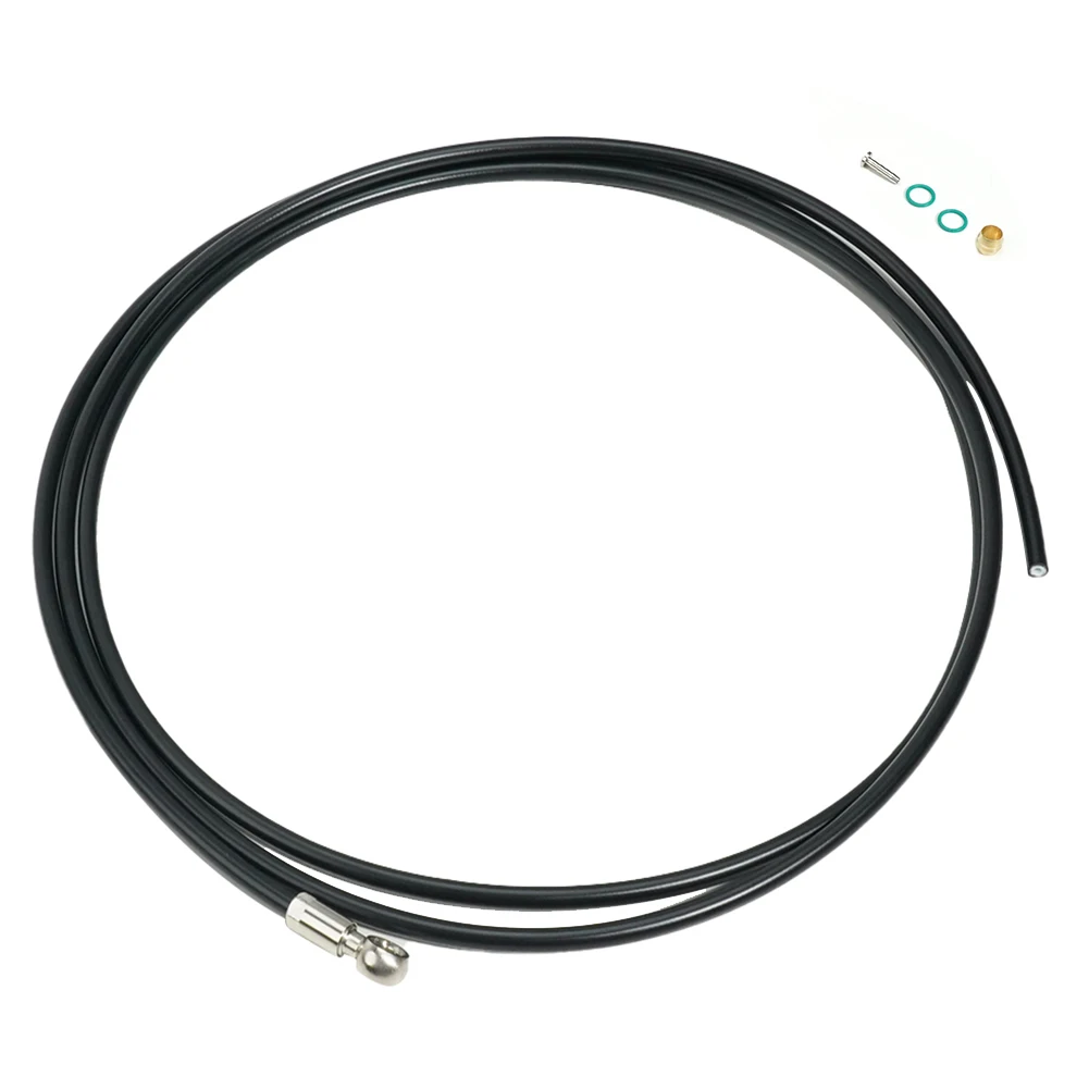 

Bike Brake Hose 1 Set 2.0m*5.0mm 60g Black Oil Needle Part Rubber Seal Spare Olive Adapter Bike Components Hot
