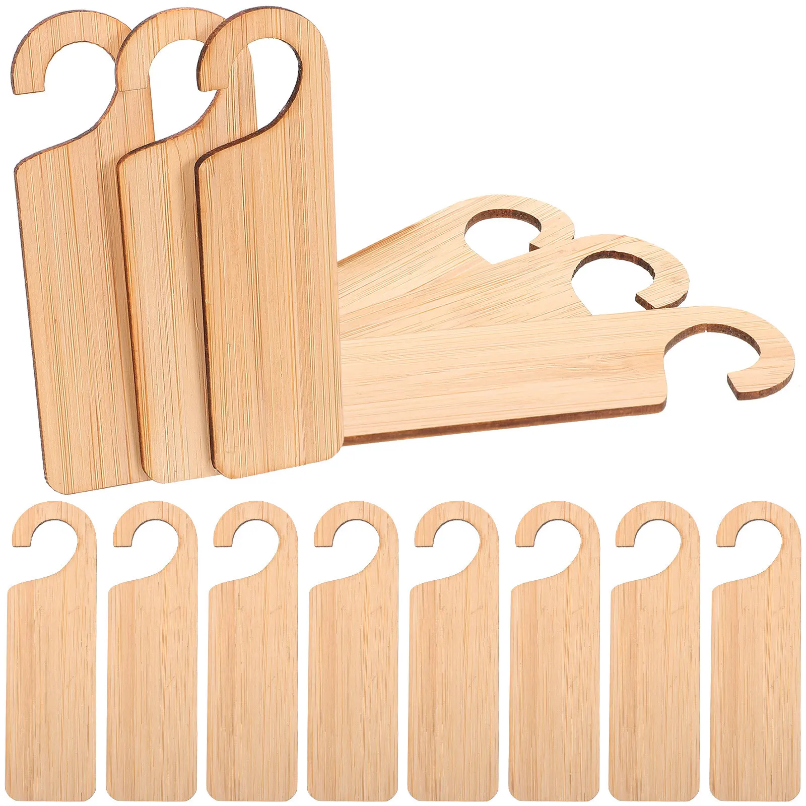 50Pcs Bamboo Plant Labels Garden Plant Markers Hanging Tree Tags for Nursery Greenhouse Outdoor Lawn Decoration DIY Write Erase