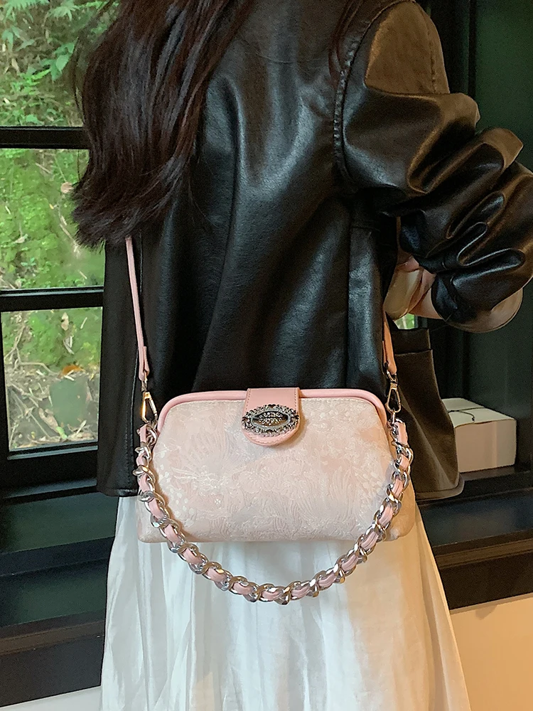 Designer Brand Сумка Женская High Quality New Summer Cross-body Bag Fashion Explosive Chain Hand Pillow Bag Woman Free Shipping