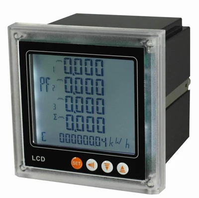 

Three-Phase Digital Display Multi-Function Power Meter LCD Multi-Function Network Power Meter Standard RS485 Interface