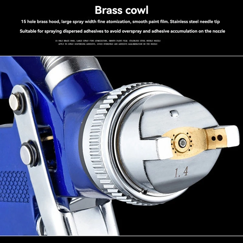 Hot Sale Nozzle Spray Gun HVLP Pneumatic Paint Spray Gun Car Air Instrument Pneumatic Gun