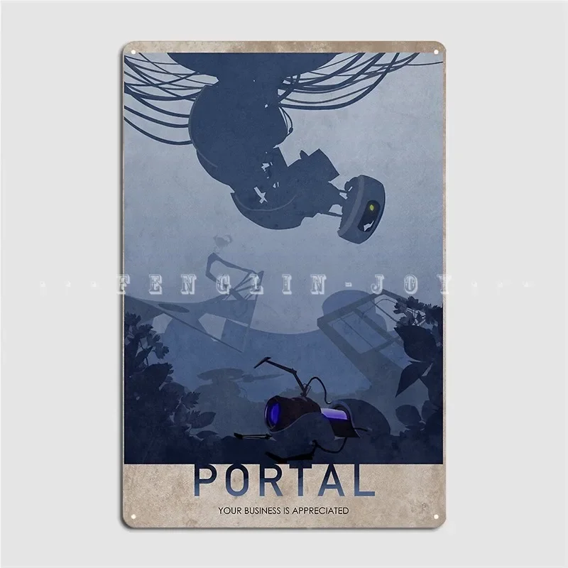 Portal Metal Plaque Poster Wall Mural Club Bar Decoration Plaques Tin Sign Poster