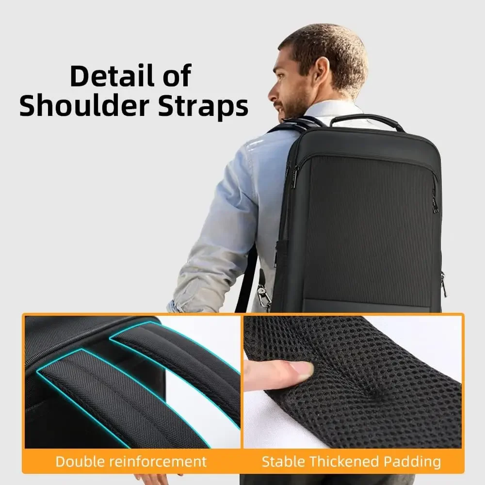 Picture 6: BOPai Expandable Travel Professional Men Business Laptop Backpack 15.6 inch Work Smart Rucksack Anti Theft Large Multi-Function