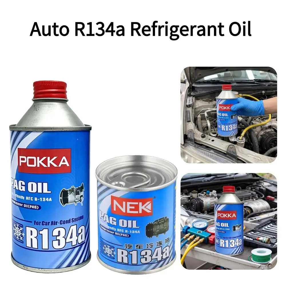 Huile de compresseur de réfrigérant automobile R134a, système de climatisation automobile, réfrigérant pour voiture, camion, bus, accessoires de voiture
