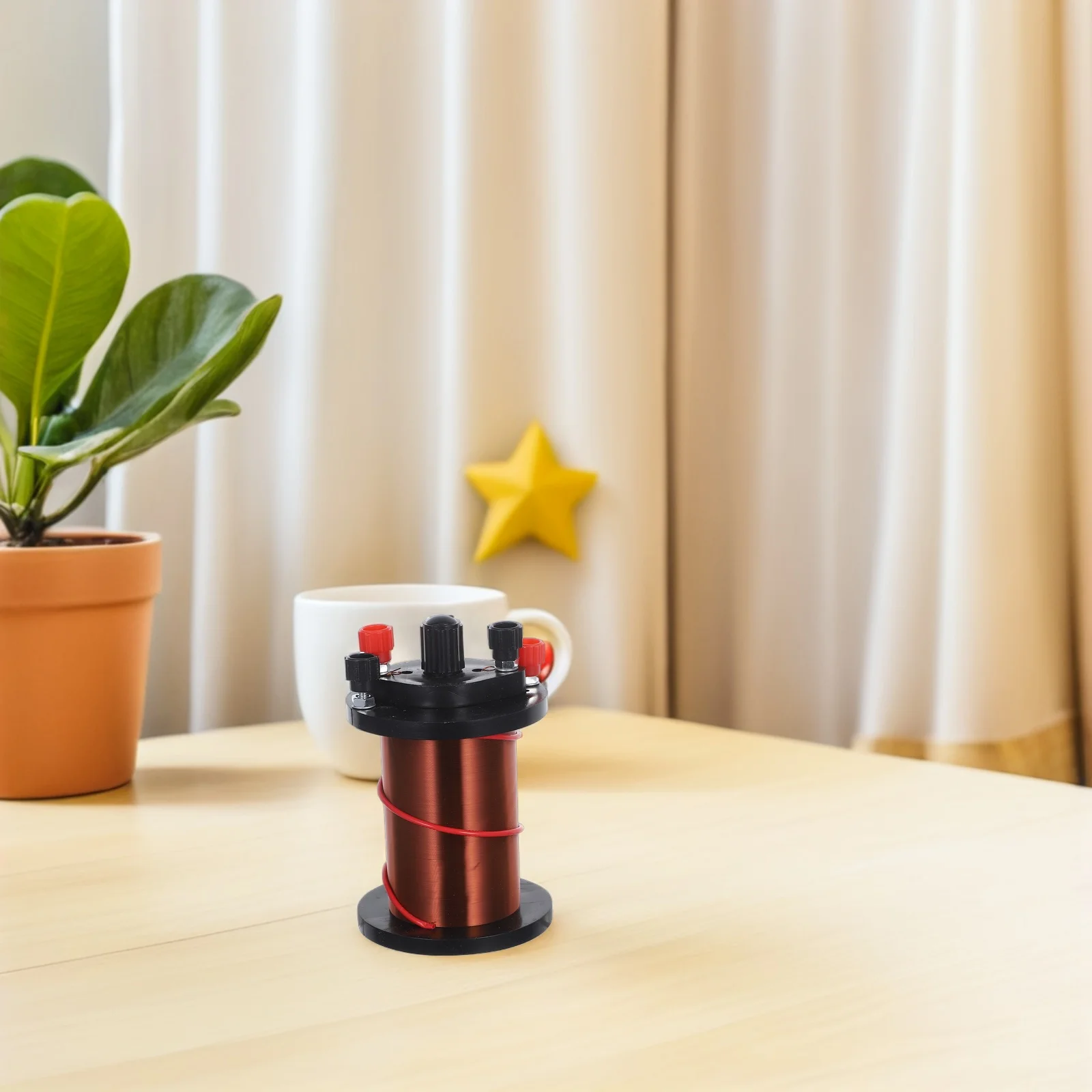 

1 комплект, медная индукционная катушка, обучающая электромагнитная катушка высокой проводимости для физического эксперимента, лаборатории, научных исследований