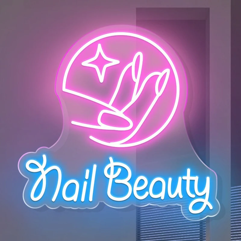 

Nails Beauty Room Neon Light Sign Decoration LED Neon Sign Lashes Hair Brows Tattoo Room Led Lights Wall Neon Lamp