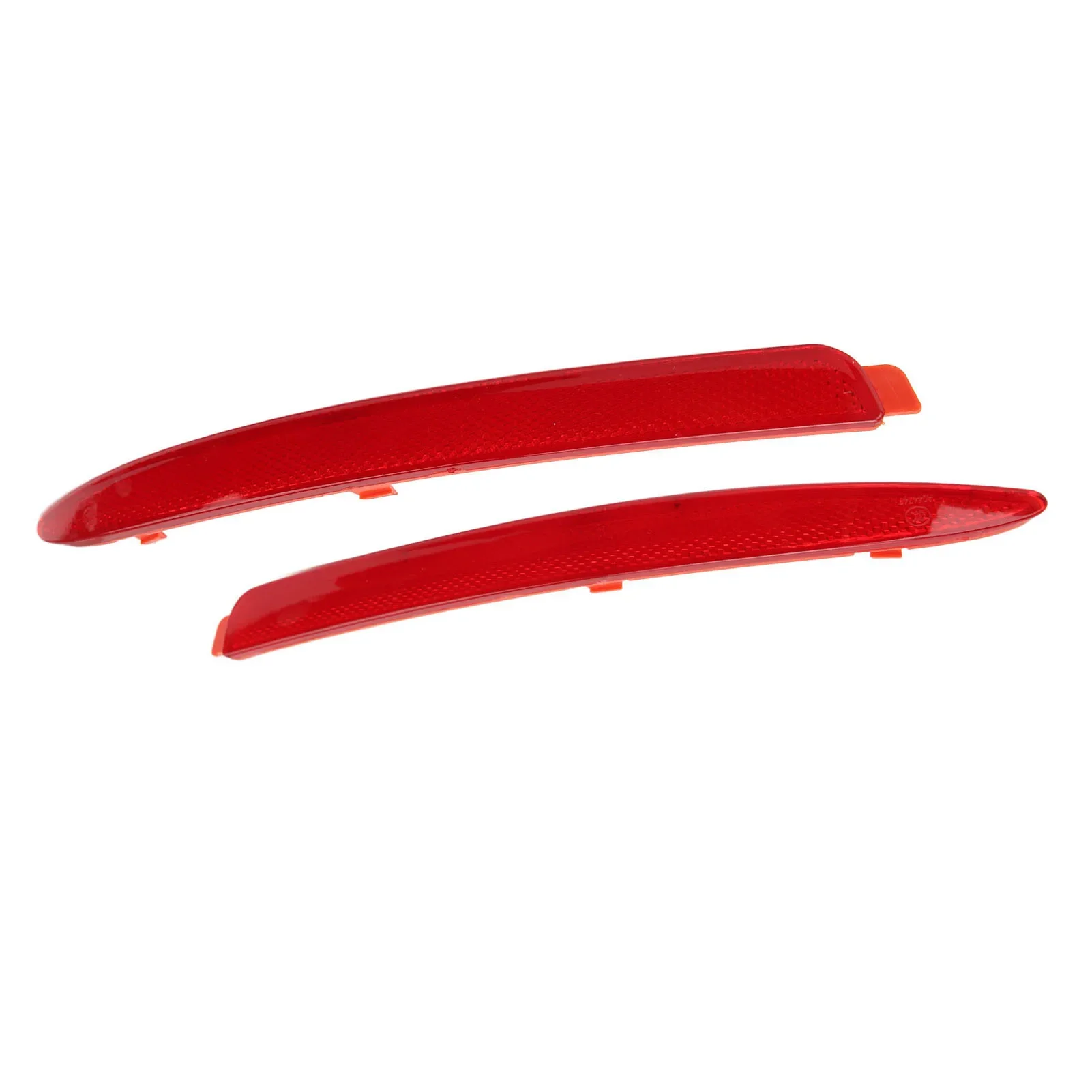 2 Stücke Heckstoßstangenreflektor Links Rechts 1Z0945105A für SKODA OCTAVIA 1z Facelift 2009 2010 2011 2012 Reflektierende Streifen – Detail 3