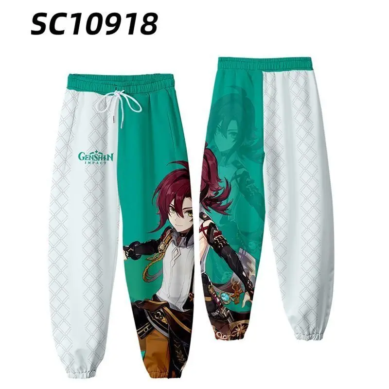 Game Genshin Impact Shikanoin Heizou Cosplay Hoodie and Pants Costume Cool Sweatshirts Jacket Coat Pullover Tops Streetwear