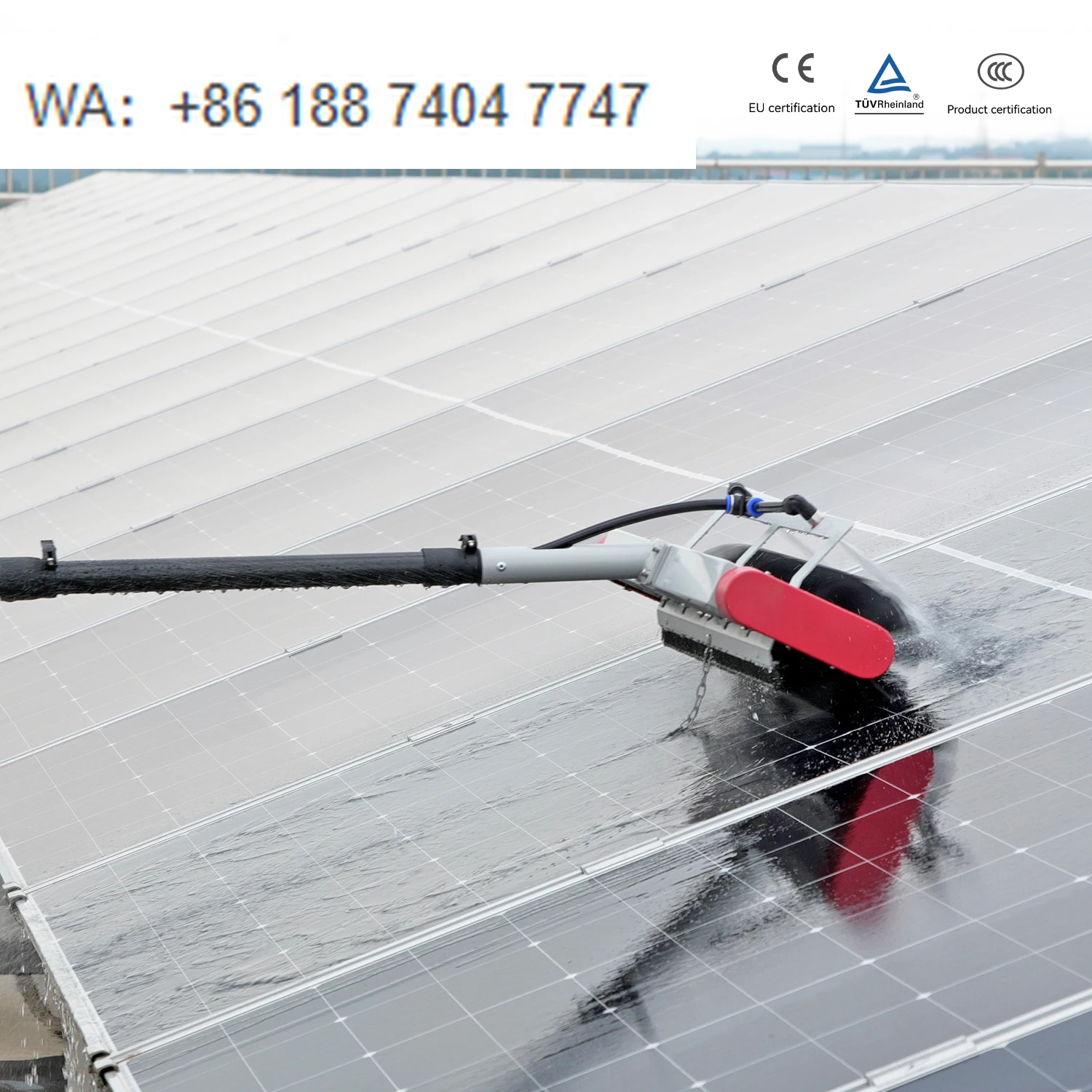 Labor-saving Solar Panel Cleaning Rolling Brush Photovoltaic Panel Cleaning Machine for Commercial and Industrial Solar