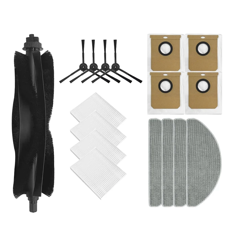 Cepillo lateral principal para Roidmi EVE CC SDJ12RM, filtro Hepa, mopa, paño, bolsa de polvo, accesorios, piezas de repuesto